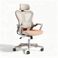 Ergonomische bureaustoel met verstelbare hoofdsteun en mesh bekleding 60 x 60 x 110cm